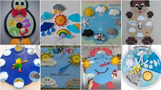 Weather chart classroom decoration ideas | weather decoration ideas