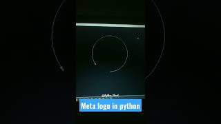META Logo Drawing Using Python Turtle | Python Shorts | @Learnonpy @facebook862