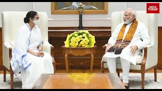 First Image On Mamata Banerjee-PM Modi Meet In Delhi; Bengal CM To Meet President Murmu Next