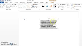 Screencast text box adjusted size tutorial