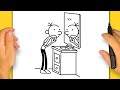 How to Draw Greg from Diary of a Wimpy Kid | Step by Step Simple and Easy