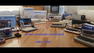 Commodore Cave - All the Commodore 64 computer models (nearly) 1982 - 1993.