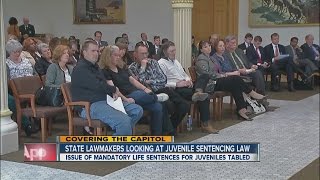 Bill to change juvenile sentencing shelved