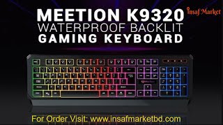 Meetion MT K9320 Waterproof Backlit Gaming Keyboard