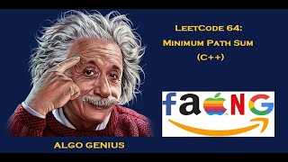 LeetCode 64: Minimum Path Sum C++ In Plain English (Google Interview)