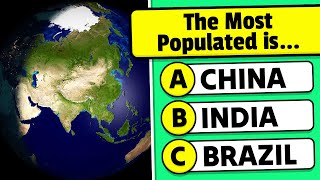 World Geography Quiz | 50 Questions - How Good is Your Geography Knowledge? 🌎🤔