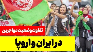 تفاوت وضعیت مهاجرین در ایران و اروپا