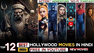 Top 12 Best Adventure Hollywood movies on YouTube in Hindi | Free Hollywood Movies