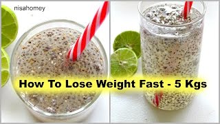 How To Lose Weight Fast - 5kg | Fat Cutter Drink | Fat Burning Morning Routine