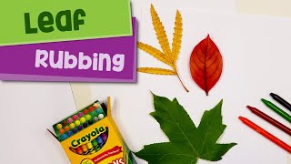 Leaf Rubbings Activity from Evan-Moor's Skill Sharpeners: Science