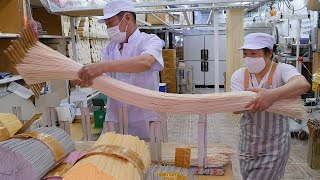 Korean food-noodle making process (noodle factory)