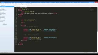 javaScript Browser's Width and Height 720p