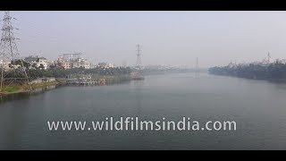 Hatirjheel Lakefront or 'Elephant Lake' in Dhaka