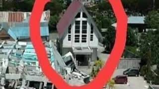 Gereja Tetap Berdiri kokoh Walaupun Di Hantam Gempa Dan Sunami!!!