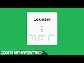 Make a Simple Counter with Reset Button using JavaScript!