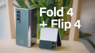 Solid Progress: Samsung Fold 4 & Flip 4 [Hands On]