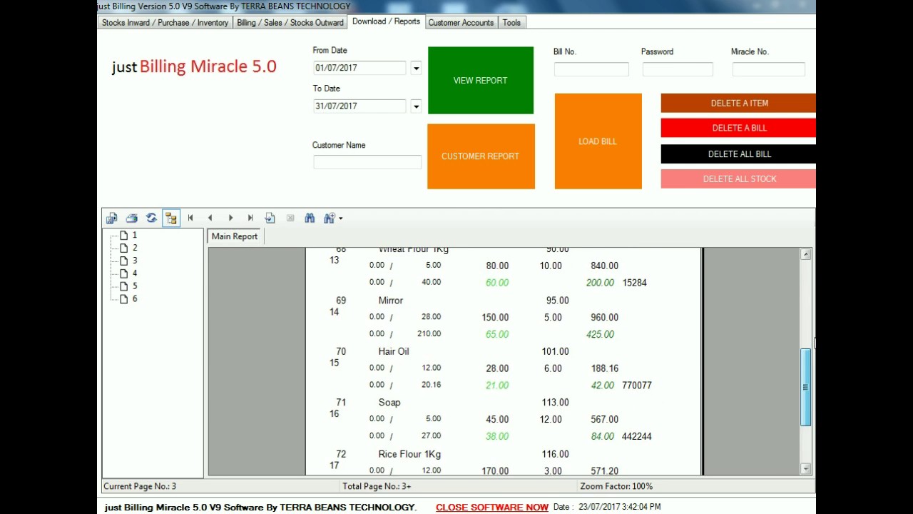 GST Billing Software - YouTube