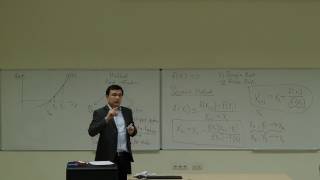 Computational Physics Lecture 8, Comparison of Bracketing and Open Methods for Root Finding.