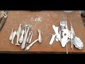 How to Recover Sterling Silver from Silverware and Melt in a Furnace