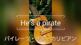 🌺独学Ukurere Fingerstyle🎵 パイレーツ・オブ・カリビアンより【He’s a pirate】(彼こそが海賊) Video of how to practice my ukulele