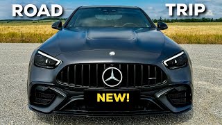 2024 MERCEDES AMG C63 S Road Trip VLOG! How NEW Hybrid WORKS?!