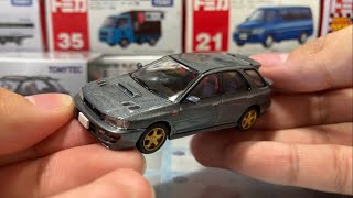 トミカリミテッドヴィンテージNEO　スバル インプレッサ ピュアスポーツワゴン WRX STI Ver.V (98年式)　開封