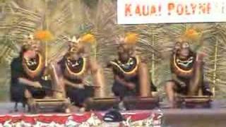 MANUTAHI Tahitian Drumming - Kauai Polynesian Festival 2008