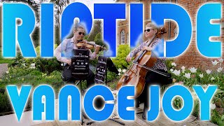 Riptide by Vance Joy Live Violin & Cello Cover at Norwood Park