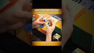 Rubik's Cube से बने Weird Records😱/ World Record / Factz Nation  #shorts #worldrecord #rubikscube