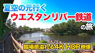 夏空の元行くウエスタンリバー鉄道の旅  /  東京ディズニーランド