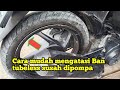 Ban tubeless susah dipompa