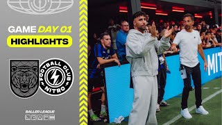 Nader-Debüt und Prince Boateng spielt! | Käfigtiger vs. Nitro | Highlights Baller League | Gameday 1