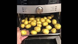 Pampered Chef Air fryer little potatoes