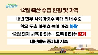 [영농길라잡이 농업관측] 2021년 12월 축산