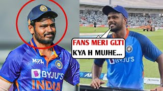 Sanju Samson Crying & Emotional After getting Out Of The Team For IND vs NZ 3rd ODI Match |