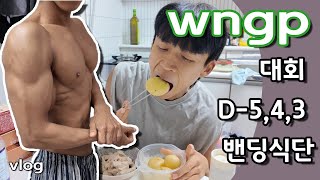 3일만에 2kg빠진 밴딩식단 VLOG 대회 D-5,4,3