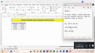 Convert Pacific Time To Eastern Time In Excel