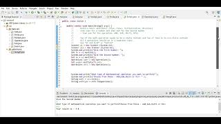 Java Assignment5 BasicCalc using switch method