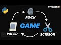 Rock Paper Scissor Game In Python | Python for beginners