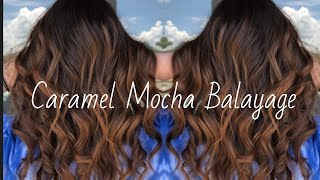 SIMPLE CARAMEL MOCHA BALAYAGE (extra caramel 😋)