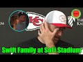 OMG! Travis Kelce REVEALS reunion with Taylor Swift's family at SoFi Stadium Chiefs vs Chargers