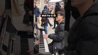 I Noticed His Scarf... SO I PLAYED THIS - Public Piano Performance