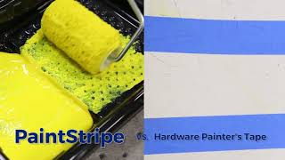 Brady PaintStripe Floor Marking Stencil vs Painter s Tape B3D