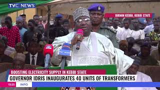 Kebbi State Governor, Nasir Idris Inaugurates 40 Units of Transformers