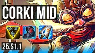 CORKI vs AHRI (MID) | 8/2/8, Dominating | NA Master | 25.S1.1