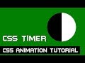 CSS TIMER | css animation tutorial | cool css effects 2019