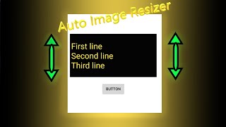 Image Auto Resize with TextView Change - Adaptive Image - Android Studio Tutorial [Source Code]