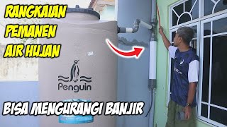 Cara memanen air hujan dengan Pengalih Air Hujan PH50