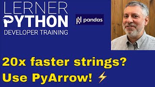 Why Pandas string methods are slow — and how PyArrow makes them 20× faster