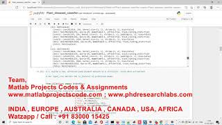 PLANT LEAF DISEASE DETECTION USING PYTHON | PYTHON PROJECTS www.matlabprojectscode.com